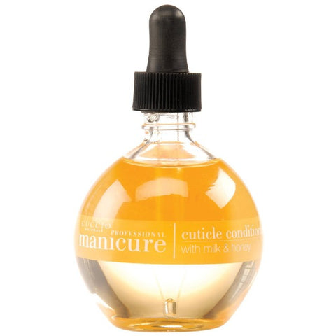 Cuccio Natural Milk & Honey Cuticle Revitalizing Oil - Lightweight Super-Penetrating - Nourish, Soothe & Moisturize - Paraben/Cruelty Free, Natural Ingredients/Plant Based Preservatives - 2.5 Oz