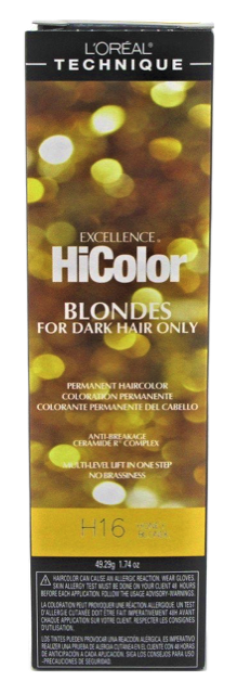L'Oreal Excellence HiColor H16 Tube Honey Blonde 1.74oz