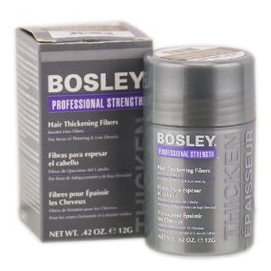 BosleyMD Professional Strength Hair Thickening Fibers, Dark Brown, 0.42 oz.