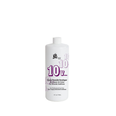 Super Star Stabilized Cream Peroxide Developer 10V, 4 fl. oz