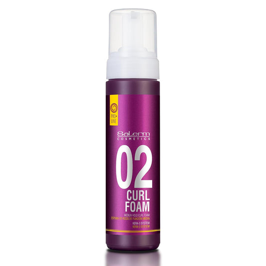 Salerm Cosmetics, 02 Curl Foam, Medium Hold, 6.7 ounces