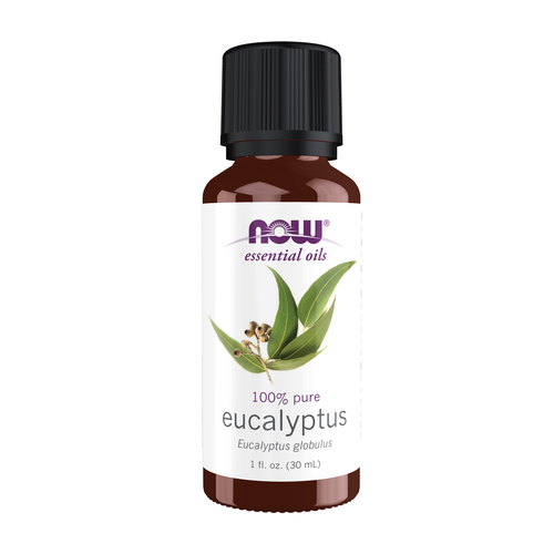 NOW Essential Oils, Eucalyptus Oil, Clarifying Aromatherapy Scent, Steam Distilled, Vegan, Child Resistant Cap, 1-Ounce