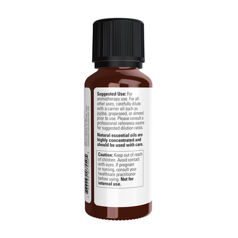 NOW Essential Oils, Ginger Oil, Spicy Aromatherapy Scent, Steam Distilled, Vegan, Child Resistant Cap, 1-Ounce
