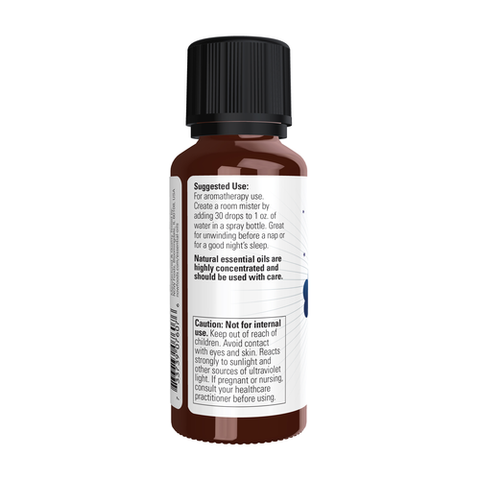 NOW Essential Oils, Peaceful Sleep Oil Blend, Relaxing Aromatherapy Scent, Blend of Pure Essential Oils, Vegan, Child Resistant Cap, 1-Ounce