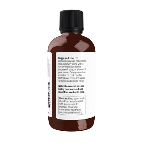 NOW Essential Oils, Peppermint Oil, Invigorating Aromatherapy Scent, Steam Distilled, Vegan, Child Resistant Cap, 4-Ounce
