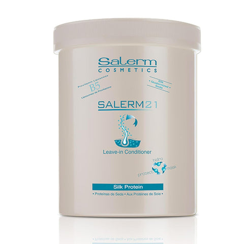 Salerm Cosmetics 21 Leave-in Conditioner, B5 Provitamin Lipsomes & Silk Protein, 1000ml