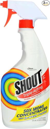 Shout Laundry Stain Remover Trigger Spray, 22 fl. oz.