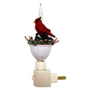 Roman 46673 - 6" Cardinal Bubble Light Night Light