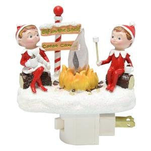 Roman Elf on The Shelf Flicker Night Light with Swivel Plug, 4.5-Inch