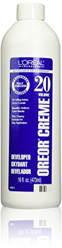 L'Oreal Oreor 20-Volume Creme Developer, 16 oz.