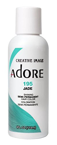 Adore Semi-Permanent Haircolor #195 Jade, 4 Ounce (118ml)
