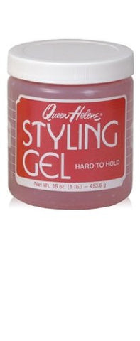 Queen Helene Gel 1 Lb. Stylng Gel Hard to Hold (Pink)