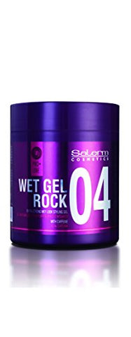 SALERM WET GEL ROCK 04 Extra-strong wet look styling gel with caffeine (17.8 oz / 500 ml)