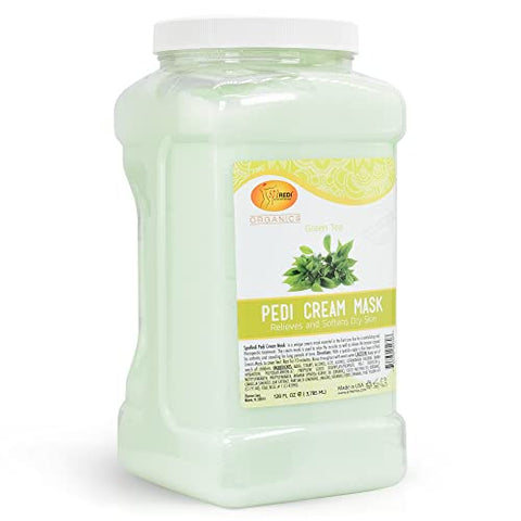 SPA REDI - Body and Foot Cream Mask, Green Tea, 128 oz
