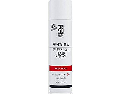Salon Grafix Freezing Hair Spray,Mega Hold,10-Ounce