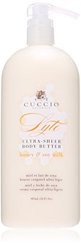 Cuccio Honey and Soy Milk Body Butter, 32 Ounce