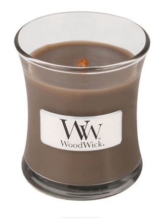 Sand and Driftwood Mini 3.4 oz. Scented WoodWick Candle