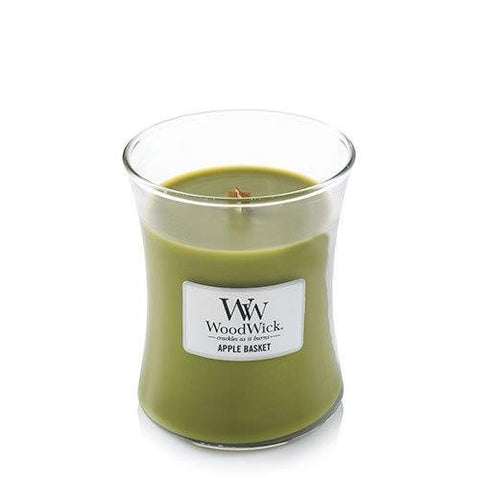 APPLE BASKET - WoodWick 10oz Medium Jar Candle Burns 100 Hours