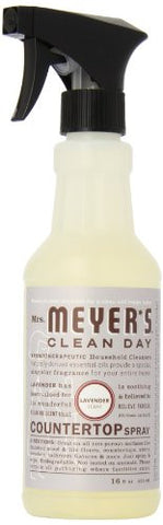 Mrs. Meyer's Clean Day Counter Top Spray, Lavender, 16 Ounce Bottle