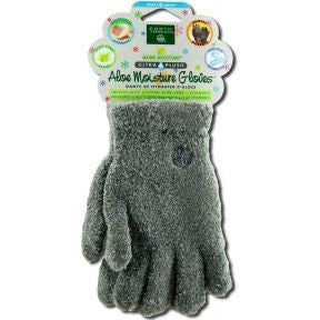 Earth Therapeutics: Aloe Infused Moisture Gloves, Gray