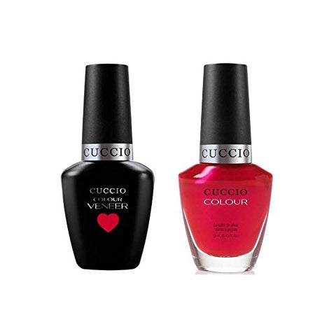 Cuccio Veneer and Colour Matchmaker Nail Polish, Red Lights in Amsterdam