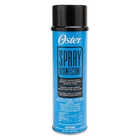 Oster 16oz Hair Blade Clipper Spray Disinfectant Germicidal Fungicidal Cleaner 076300-102 WLM