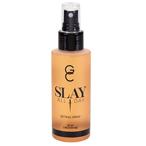 GC Make Up Setting Spray - Gerard Cosmetics Slay All Day Peach - OIL CONTROL Spray A MUST HAVE For Your Makeup Routine - 3.38oz (100ml)