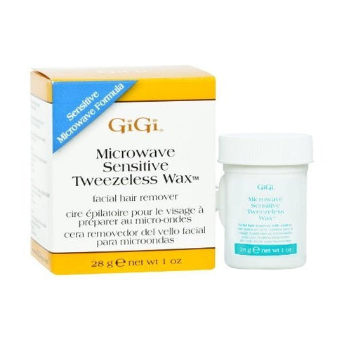 Gigi Microwave Sensitive Tweezeless Wax (Facial Hair Remover)