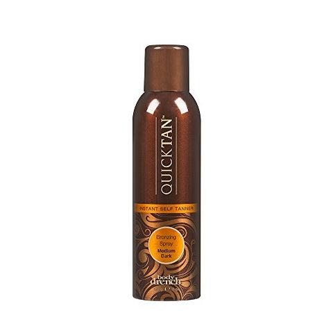 Body Drench Quick Tan Instant Self-Tanner, Bronzing Spray, Medium Dark, 6 oz