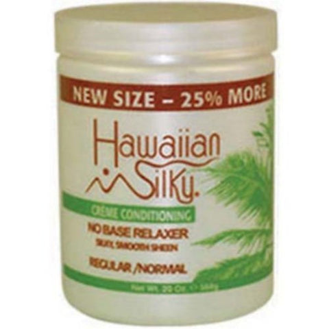 Hawaiian Silky no base relaxer, regular, White, 20 Ounce
