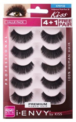 Kiss i.envy Multi-Pack Professional Eyelashes (KPEM38)