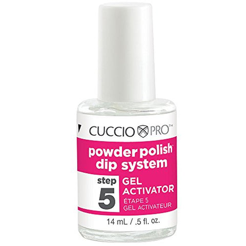 Cuccio Pro Powder Polish Dip System, Step 5 Gel Activator, 0.5 Ounce