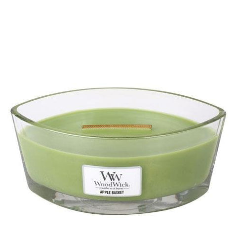 APPLE BASKET HearthWick Flame Scented Candle by WoodWick