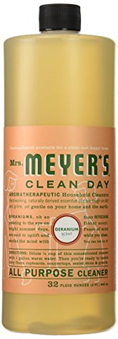 Mrs. Meyer's Clean Day All Purpose Cleaner, Geranium, 32 Ounce Bottle