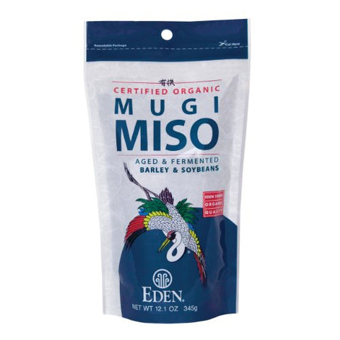 Eden Mugi Miso, Organic Barley & Soybeans, 12.1-Ounce Packages (Pack of 3)