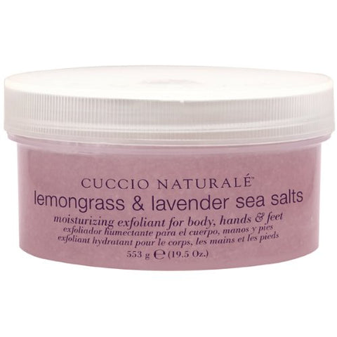 Cuccio Lavender and Chamomile Sea Salt, 19.5 Ounce