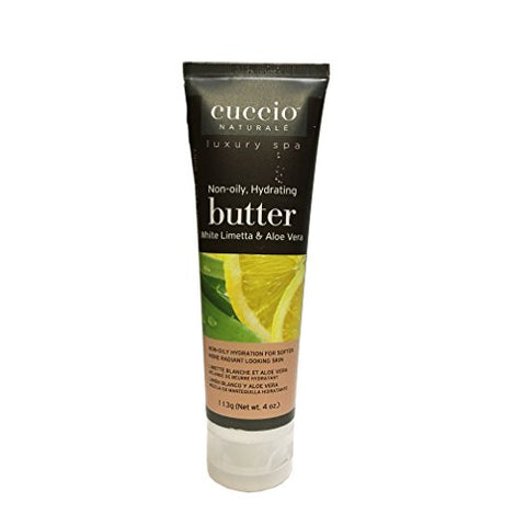 Cuccio Naturale Spa White Limetta & Aloe Vera Butter, 4 oz.