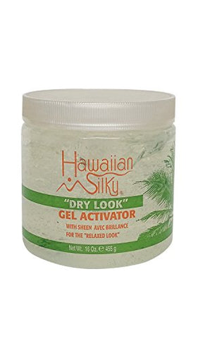 Hawaiian 10011 Silky Hawaiian silky dry look gel activator 16 fluid ounce, Gray, 16 Fl Ounce