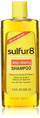 Sulfur 8 Deep Cleaning Shampoo for Dandruff, 7.5 Ounce