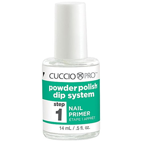 Cuccio Pro Powder Polish Dip System, Step 1 Nail Primer, 0.5 Ounce