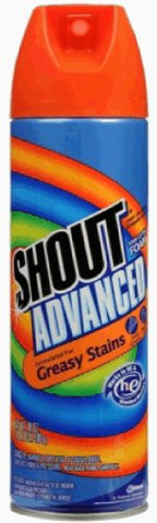 Shout Advanced Foam Aerosol, 18 Ounce