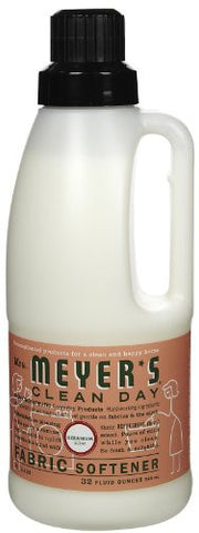 Mrs. Meyer's Clean Day Fabric Softener, Geranium, 32 Ounce Bottle