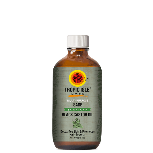 Tropic Isle Living Sage Jamaican Black Castor Oil 4 OZ
