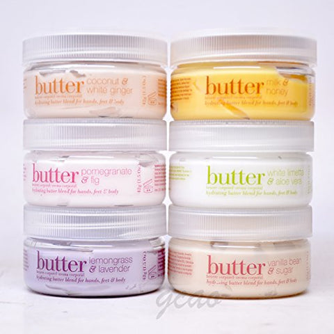 Cuccio Butter Blend For Hands, Feet & Body Set Of 6 pcs 1.5 oz