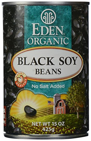Eden Foods Organic Black Soy Beans, 15 oz