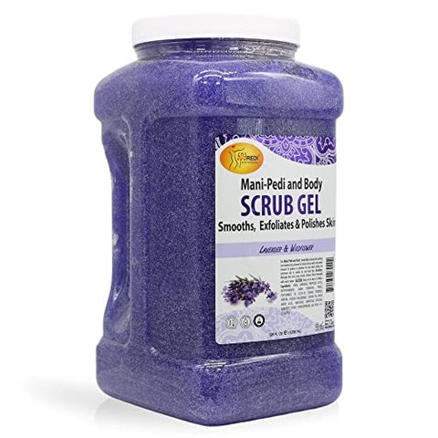 SPA REDI - Exfoliating Scrub Pumice Gel, Lavender and Wildflower, 128 oz
