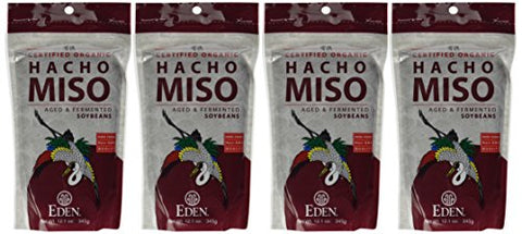 Eden Hacho Miso, Organic Soybean, 12.1-Ounce Packages (Pack of 4)