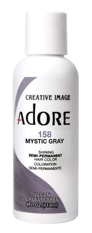 Adore Semi-Permanent Haircolor #158 Mystic Gray, 4 Ounce (118ml)