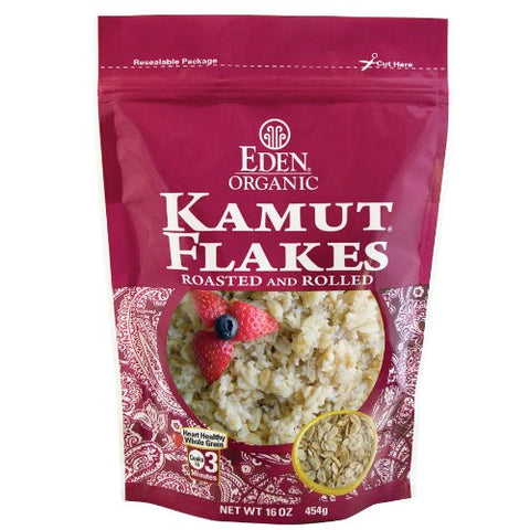 EDEN Kamut Flakes, 16 -Ounce Pouches (Pack of 6)