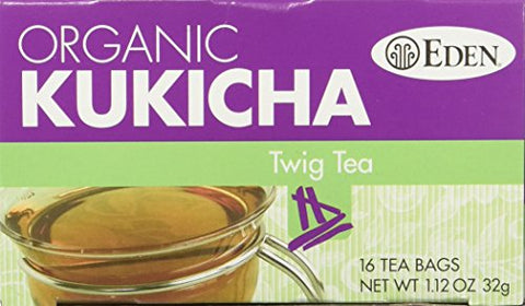 Eden Foods Twig Tea, Tea Bags, Kukicha, Organic 1.12 oz Boxes